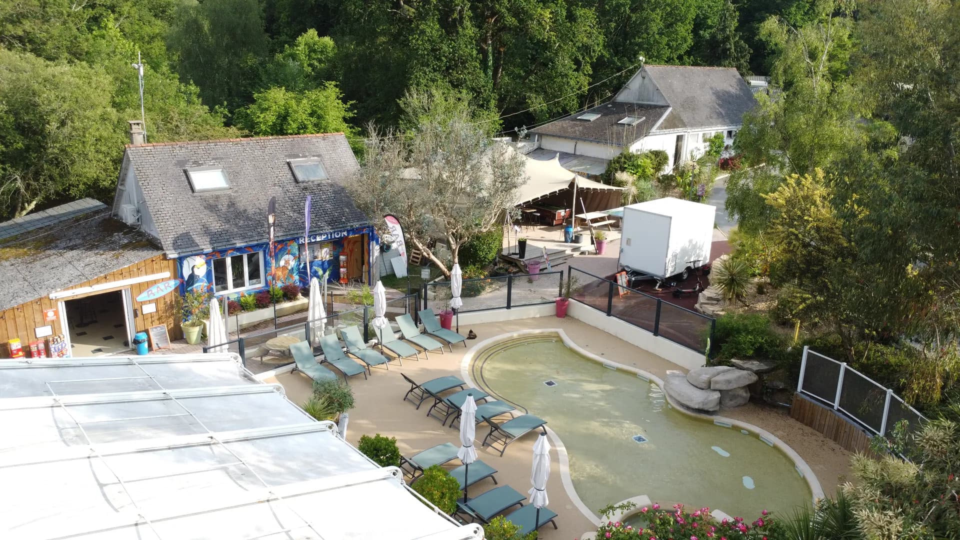 Camping les parcs vu du ciel suite