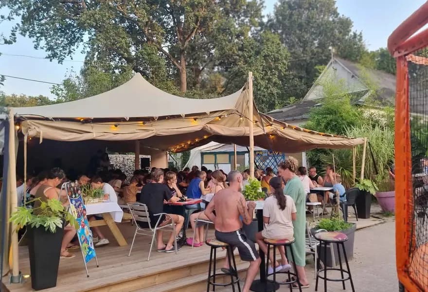 Une soirée loto sur la terrasse